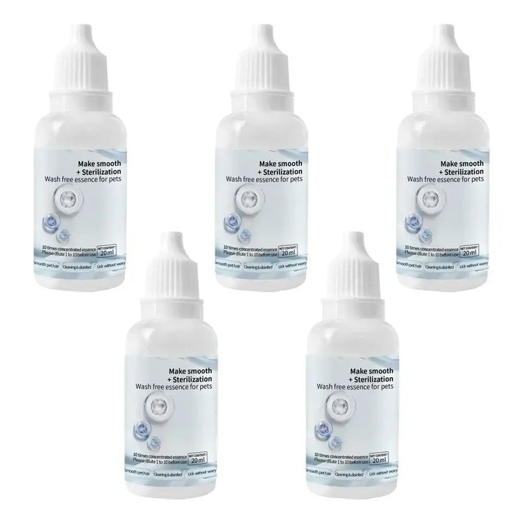 Sérum capillaire pour le toilettage des animaux - 5pcs set