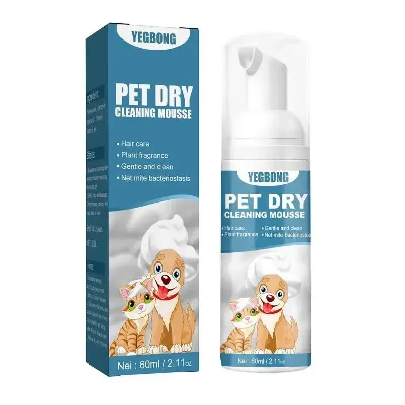Shampoing sec pour chats et chiens