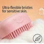 Silicone Pet Bath Brush Built-in Shampoo Dispenser Dog Cat Massage Comb Soft Shower Cleaning Grooming Pet Supplies