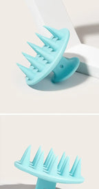 Silicone Shampoo Head Scalp Massage Brush Silicone Body Brush Hair Washing Comb SPA Bath Shower Brush Salon