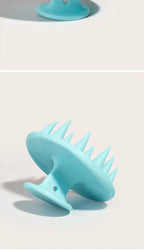 Silicone Shampoo Head Scalp Massage Brush Silicone Body Brush Hair Washing Comb SPA Bath Shower Brush Salon
