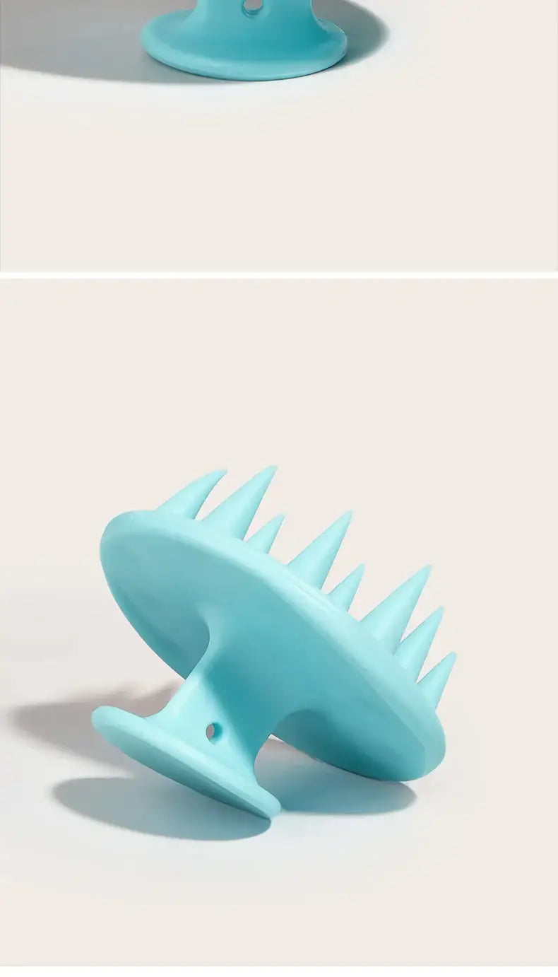 Silicone Shampoo Head Scalp Massage Brush Silicone Body Brush Hair Washing Comb SPA Bath Shower Brush Salon