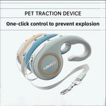 Simple Pet Leash Automatic Retractable Durable Travel Pet Supplies Lead Puppy Outdoor Walking Hiking Traction Rope