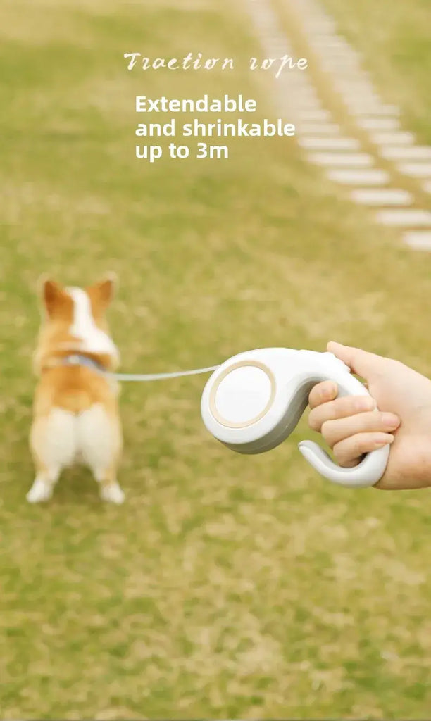 Simple Pet Leash Automatic Retractable Durable Travel Pet Supplies Lead Puppy Outdoor Walking Hiking Traction Rope
