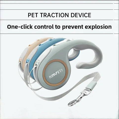 Simple Pet Leash Automatic Retractable Durable Travel Pet Supplies Lead Puppy Outdoor Walking Hiking Traction Rope