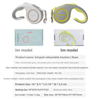 Simple Pet Leash Automatic Retractable Durable Travel Pet Supplies Lead Puppy Outdoor Walking Hiking Traction Rope