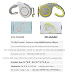 Simple Pet Leash Automatic Retractable Durable Travel Pet Supplies Lead Puppy Outdoor Walking Hiking Traction Rope