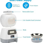 Smart Feeders Suitable for Small and Medium Pet 3.5 Liters Dry Food Dispenser 2L Water Feeder Automatic Dog and Cat