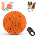 Smart Interactive Dog Toy Indestructible E-TPU Toy Ball for Aggressive Chewers Automatic Moving Rechargeable Ball for
