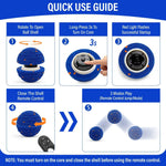 Smart Interactive Dog Toy Indestructible E-TPU Toy Ball for Aggressive Chewers Automatic Moving Rechargeable Ball for