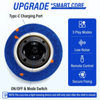 Smart Interactive Dog Toy Indestructible E-TPU Toy Ball for Aggressive Chewers Automatic Moving Rechargeable Ball for