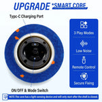 Smart Interactive Dog Toy Indestructible E-TPU Toy Ball for Aggressive Chewers Automatic Moving Rechargeable Ball for