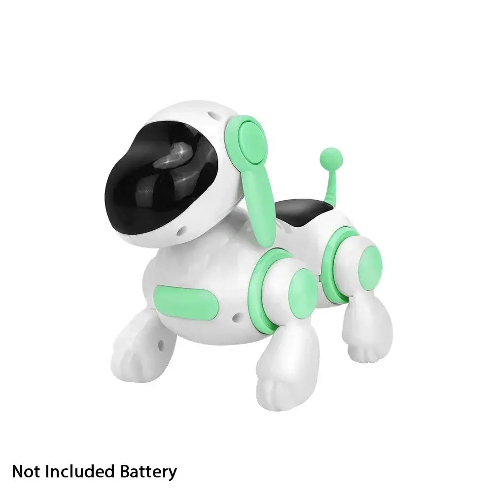 Smart Interactive Robotic Dog Simulated Walking Light Sound Music Children’s Educational Crawling Singing and