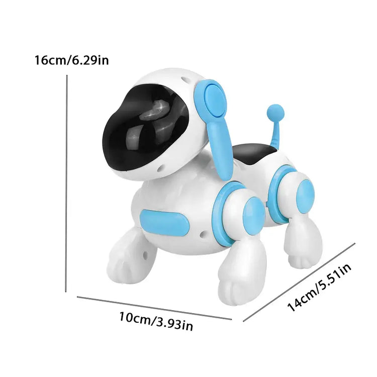 Smart Interactive Robotic Dog Simulated Walking Light Sound Music Children’s Educational Crawling Singing and