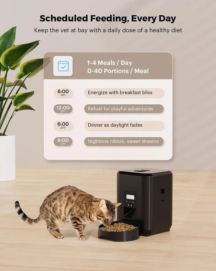 Smart Pet Feeder Automatic Cat Feeder Dog Slow Food Machine With Timed Quantitative Automatic Cat Food Dispenser Cat