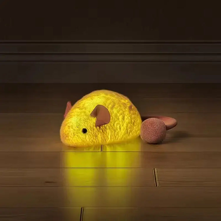 Souris en peluche interactive pour chat