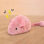 Souris en peluche interactive pour chat