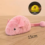 Souris en peluche interactive pour chat