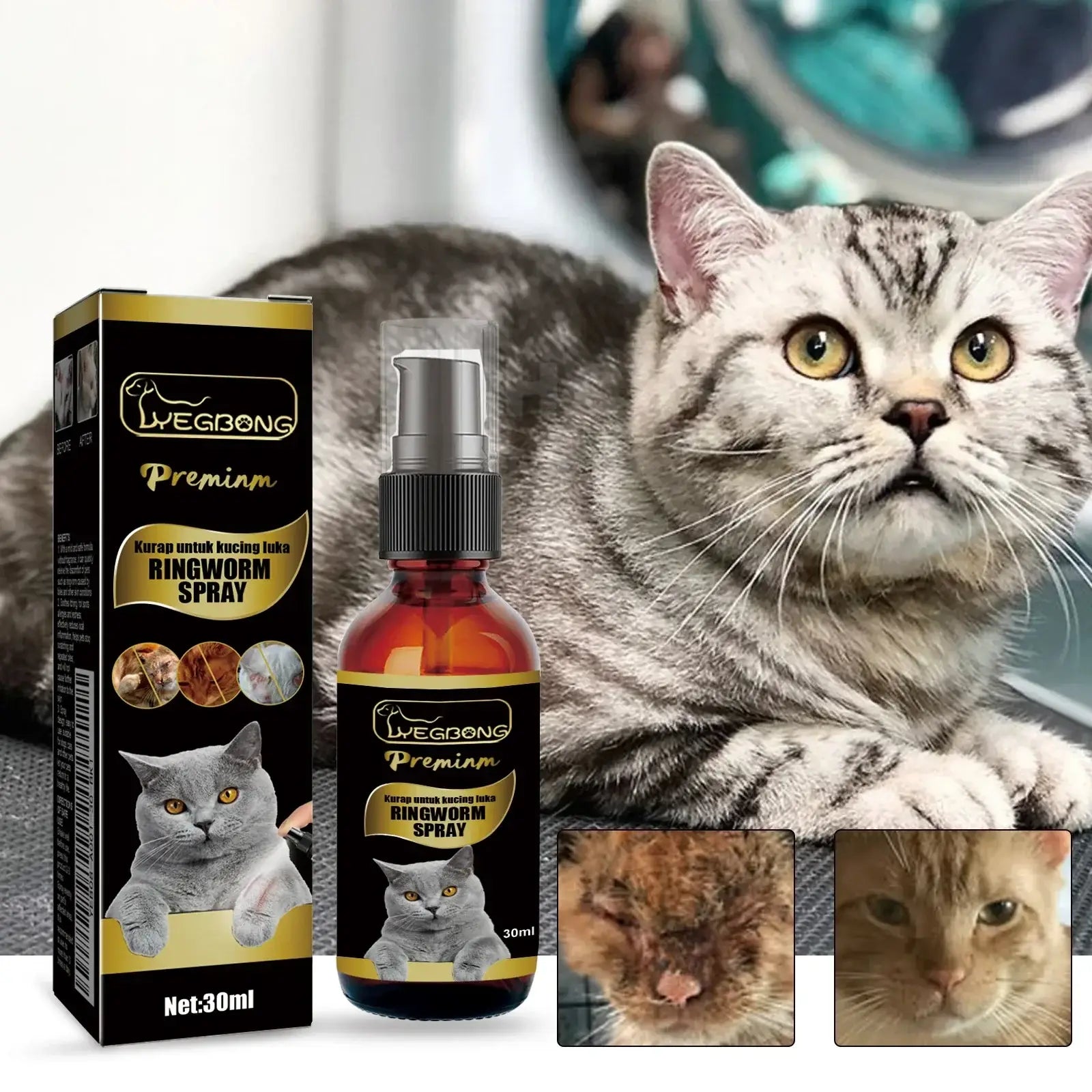Quick Action Cat Spray - PawFrance 30ml