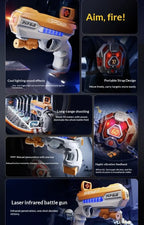 Sun Laser Sensing Dual Player Battle Gun Interactive Parent Child Real World CS Infrared Laser Toy Gun Children’s