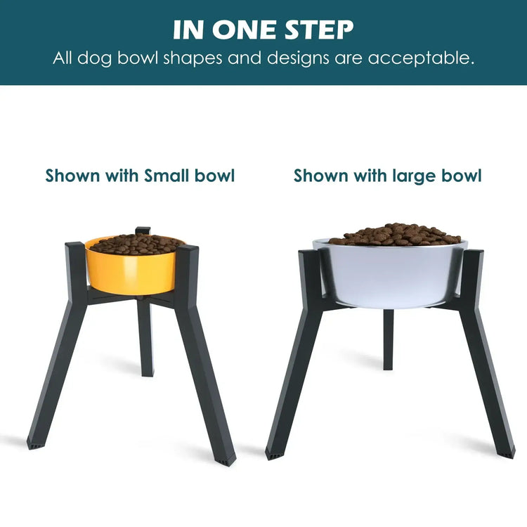 Support réglable en métal pour gamelle pour chien