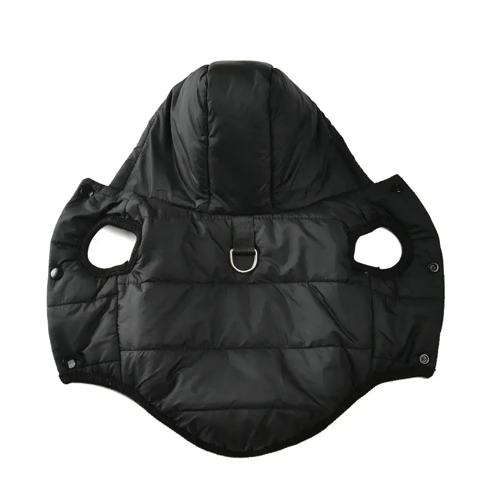 Sweat à capuche douillet en polaire pour chien - Black / L