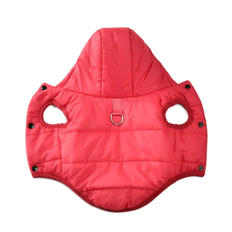 Sweat à capuche douillet en polaire pour chien - Red / XL