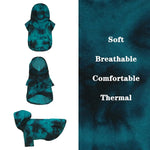 Sweat à capuche pour chien tie-dye aux couleurs vives