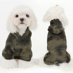 Sweat à capuche pour chien tie-dye aux couleurs vives