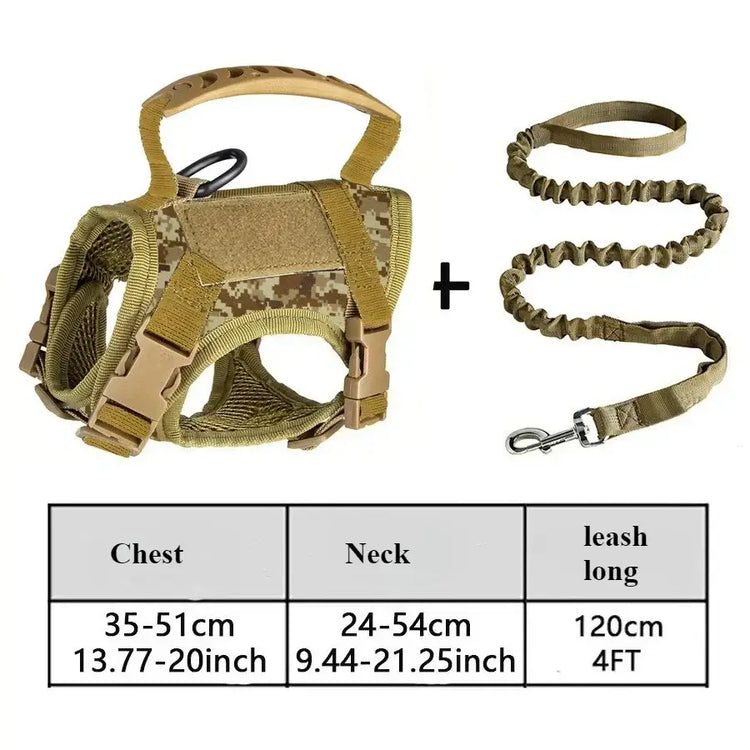 Tactical Military Vest Pet Tactical Training Cat Accessories Cat Dog Harness and Leash Set Kitten Accessories