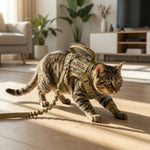 Tactical Military Vest Pet Tactical Training Cat Accessories Cat Dog Harness and Leash Set Kitten Accessories
