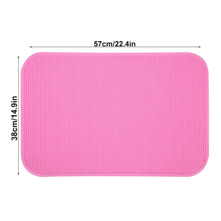 Tapis antidérapant pour toilettage animaux - Pink