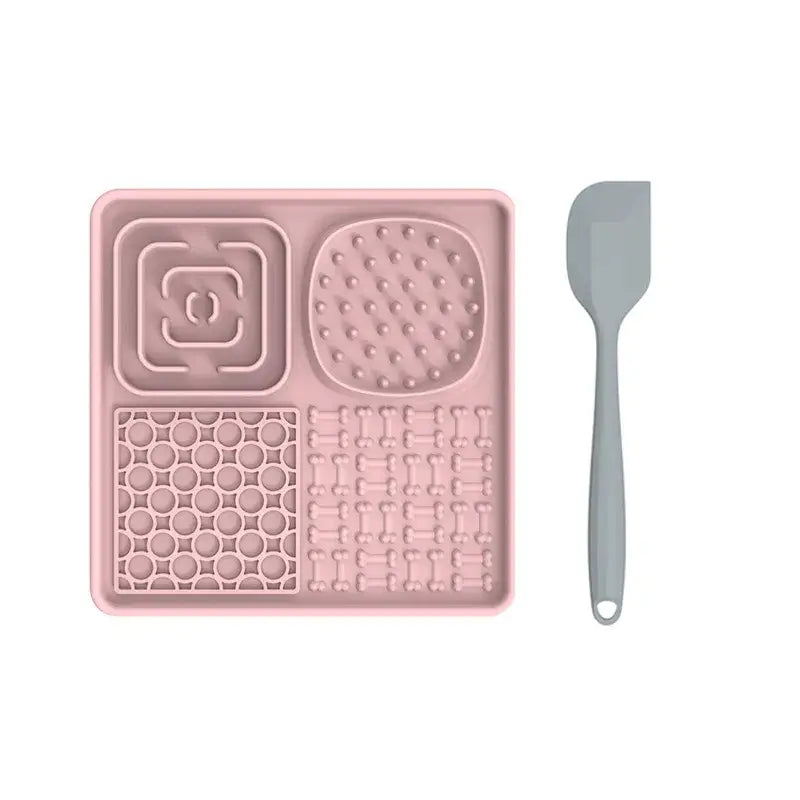 Tapis d’alimentation pour animaux - Pink 2pcs ZFX