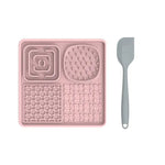 Tapis d’alimentation pour animaux - Pink 2pcs ZFX