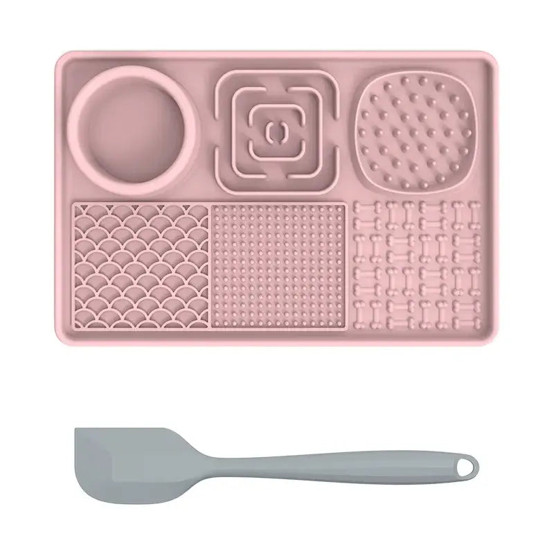 Tapis d’alimentation pour animaux - Pink 2pcsCFX