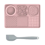Tapis d’alimentation pour animaux - Pink 2pcsCFX