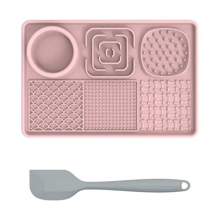 Tapis d’alimentation pour animaux - Pink 2pcsCFX