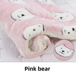 Tapis de couchage chien et chat - XL 79X60CM / Pink Bear