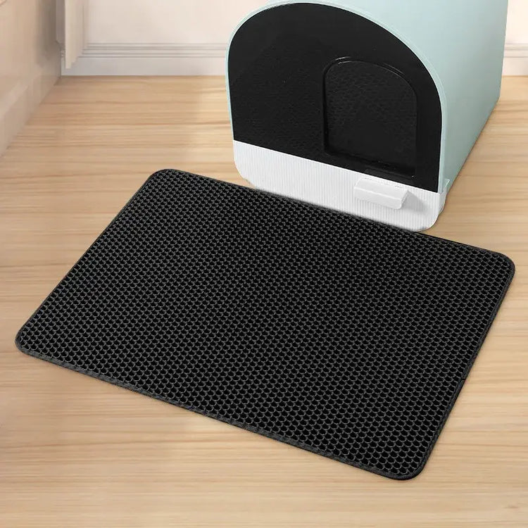Tapis de litière pour chat - Black / 60x90cm