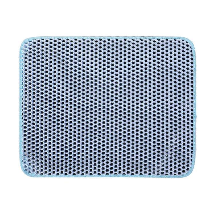 Tapis de litière pour chat - Blue / 40x50cm