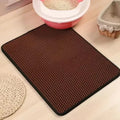 Tapis de Litière pour Chat - Coffee / 40X50CM