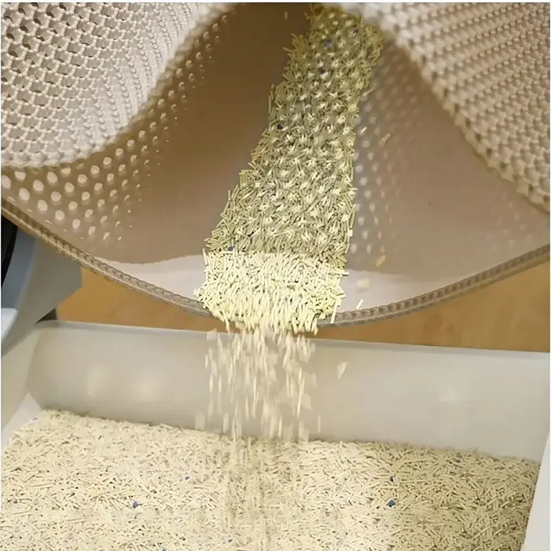 Tapis de litière pour chat