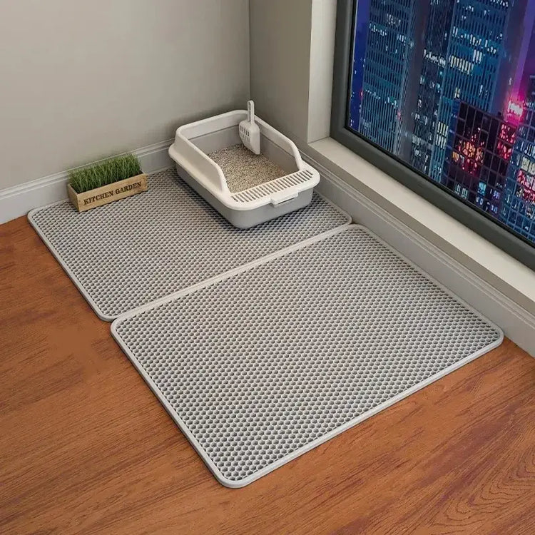 Tapis de litière pour chat - Grey / 30x30cm
