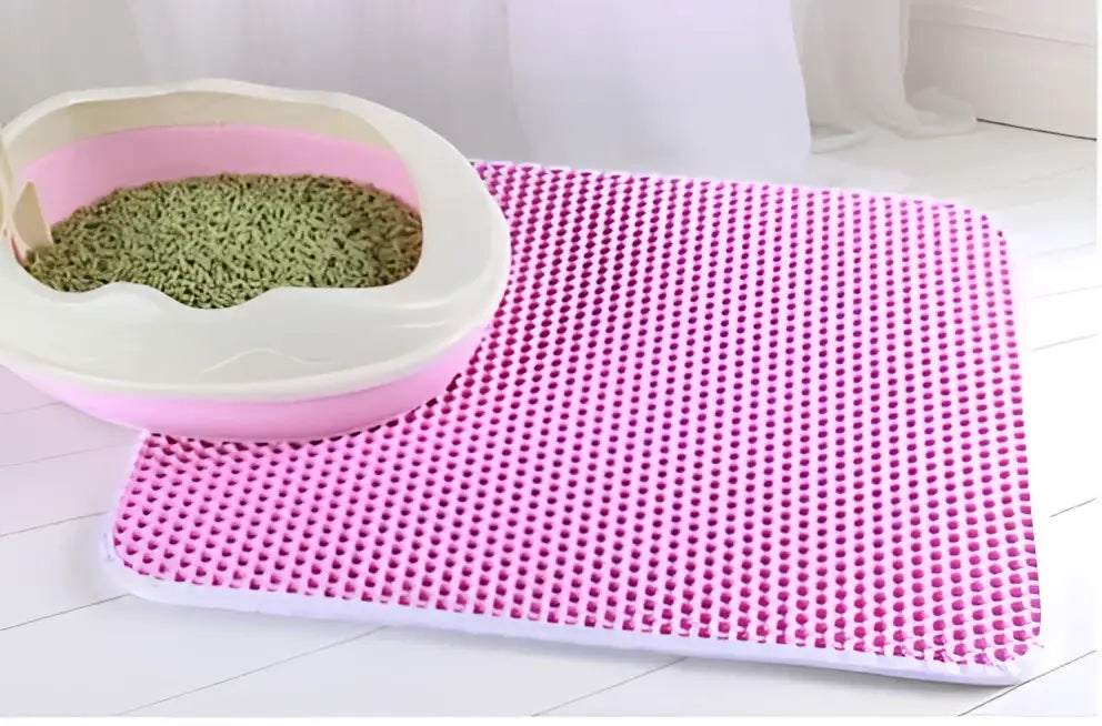 Tapis de Litière pour Chat - Pink / 60x90CM