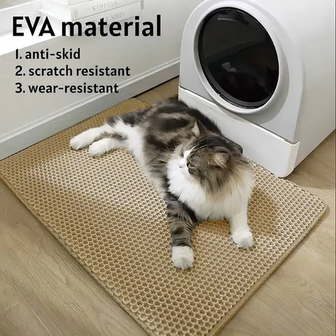 Tapis de litière pour chat - Black / 60x90cm