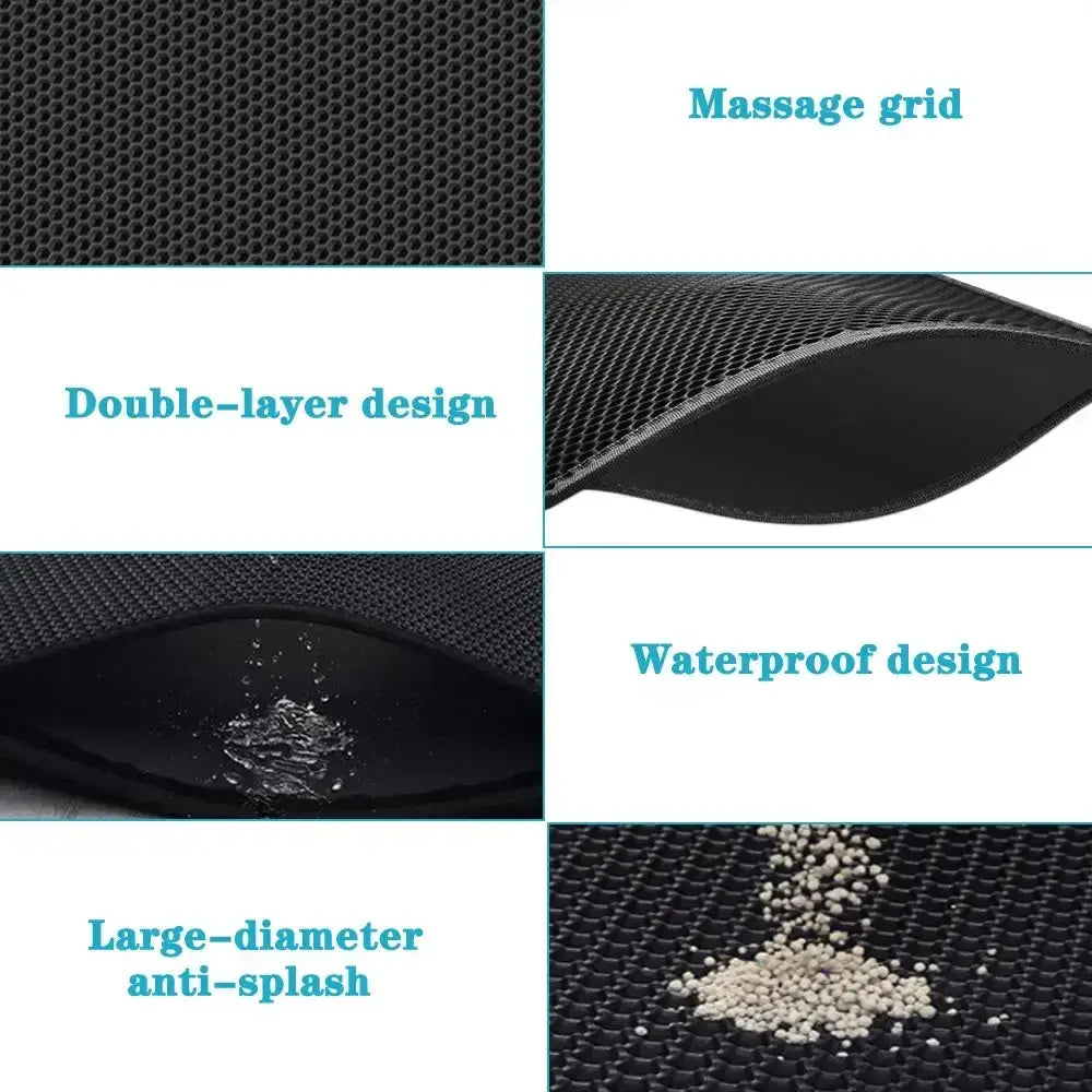 Tapis de Litière pour Chat – Propre & Antidérapant
