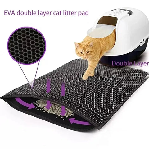 Tapis de Litière pour Chat – Propre & Antidérapant