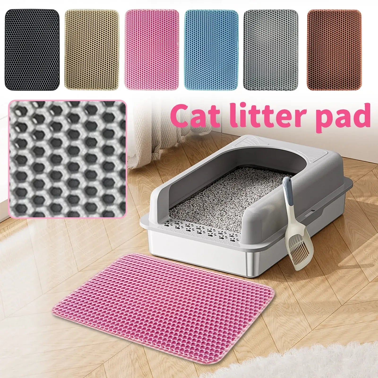 Tapis de litière pour chat