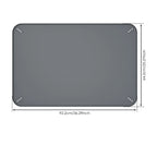 Tapis de toilette en silicone pour chien - 92x64cm