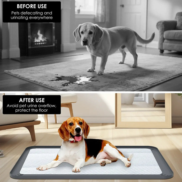 Tapis de toilette en silicone pour chien